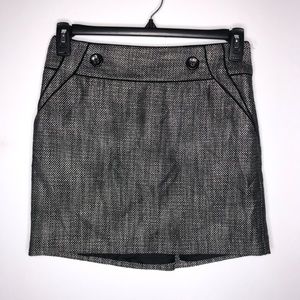 The Limited Tweed Lined Mini Skirt Sz 2 EUC